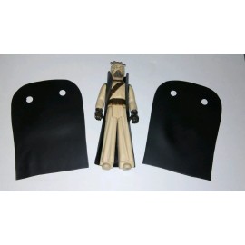 Custom Made Black Vinyl Cape Accessory For Vintage Tusken Raiders Action Figure