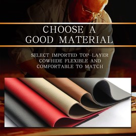 RoYiio Leather Watch Strap 18 mm 20 mm 22 mm 24 mm Strap with Quick Release Soft Comfortable Watch Strap for Men and Women, 18 mm