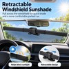 Retractable Car Windshield Sunshade for Parking – Polyester UV Block