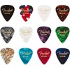 Fender Paquete de 12 Plumillas Premium de Guitarra, Celuloide, 351,