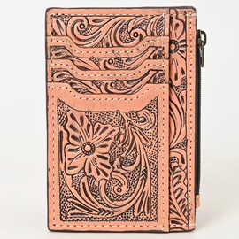American Darling Card Holder Hand Tooled Genuine Leather | Business Credit