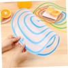 Mikinona 4pcs Non Slip Resin Cutting Board Transparent Frosted Chopping