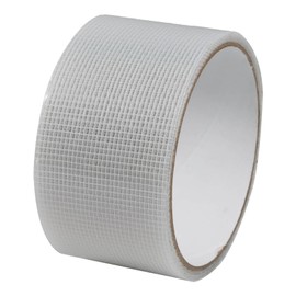 Screen Rrepair Tape Windows Adhesive-Fiberglass - 2 in X 6.5 FT Screen Tape Mesh Repair Kit for Windows or Doors, Strong Adhesive White Exselens