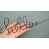 Hello Sign Wall Hanging for Room, Office, Bath, Kitchen