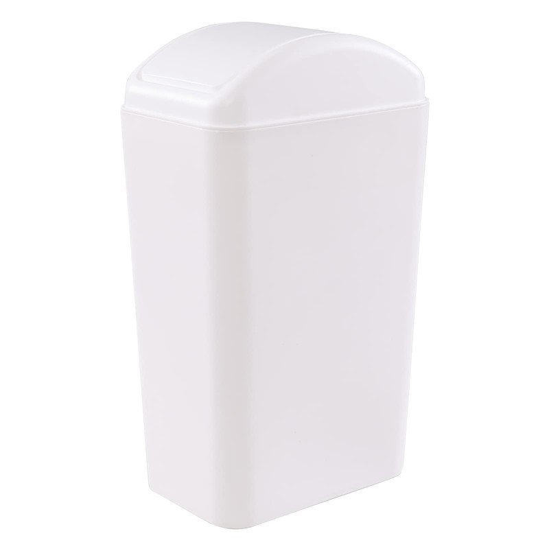 Morcte 3.5 galones/14 litros pequeño bote de basura con tapa,