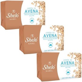 Paquete Con 3 Piezas De Jabón De Avena De 100gr Antiacné limpieza facial sheló nabel