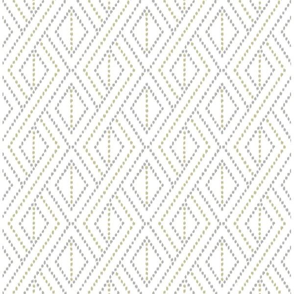 Lillian August Luxe Haven Boho Grid Peel and Stick Wallpaper