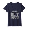 Womens Brandywine Heights Bullets Get Loud! HS V-Neck T-Shirt