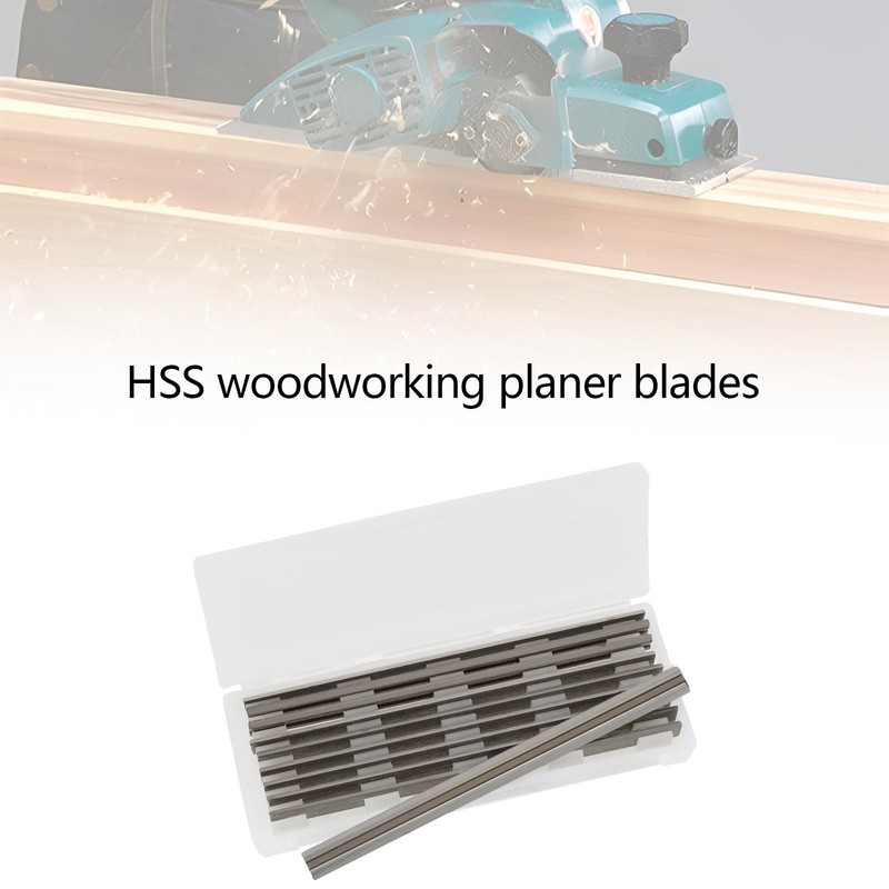 Create idea 10PCS 82mm Planer Blades with Dual Cutting Edges