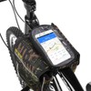 OhhGo アウトドアポータブル自転車フロントチューブフレームバッグ電話ホルダーケースバイクアクセサリー(グリーン)