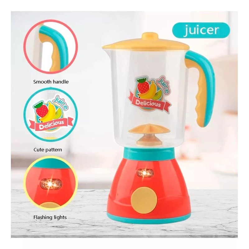 KFMX Juguete Licuadora Electrodoméstico Infantil Con Luz Y Sonido