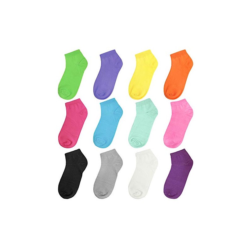 12-Pack calcetines de tobillo Mujer Varios colores tamaño 9 -