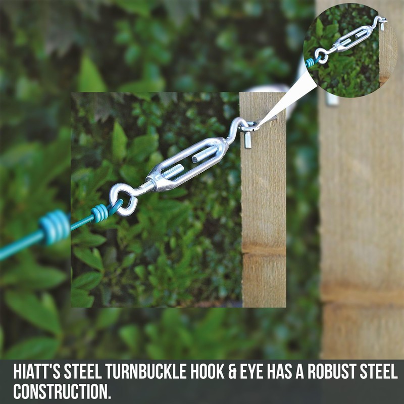 Hardware Solutions - Turnbuckle Wire Tensioner - Hook & Eye