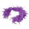 boa di piume viola