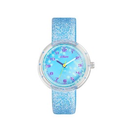 s.Oliver Children's Analogue Quartz Watch with Nylon/Textile Strap, 3 Bar Waterproof, Comes in Watches Gift Box