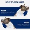 KOESON Dog Cone Collar with Adjustable Drawstring, Reflective & Soft