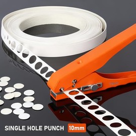 Perforadora de un Solo Orificio, Perforadora de Orificio Redondo de 10 mm, para Ahorro de Mano de Obra para PVC, Papel, Cartón