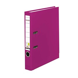 Falken Coloured PP Plastic Folder, Made in Germany, 5 cm Narrow DIN A4 Blackberry Ring Binder, Vegan Lever Arch Folder, Letter Folder, Office Folder, Slotted Folder