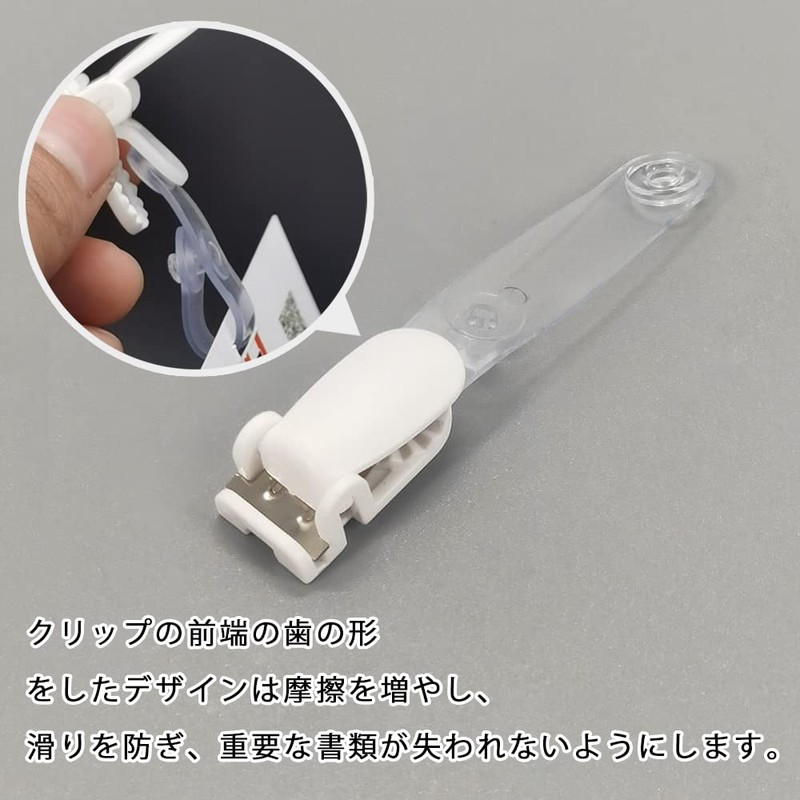 YFFSFDC Band Clips, White Crafting Clip for Moving Pocket (Pack