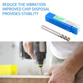 1/4" Carbide Square End Mill, EndMill Cutter, Square End Mill, 1 Pc 4 Flute EndMill Straight 1/4" Shank Flutes End Mills 1/4" Working Cutter for Roughing and Finishing