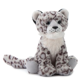 The Petting Zoo Snow Leopard Stuffed Animal, Gifts for Kids, Wild Onez Zoo Animals, Snow Leopard Plush Toy 12 inches