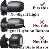 Torox For 2016-2024 NISSAN TITAN XD GLOSS BLACK Mirror COVERS