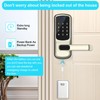 Smart Door Lock with Handle,Fingerprint Exterior Locks,Smart Locks for Front