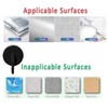 2 Pack Suction Cup Wreath Hanger for Front Door，Waterproof Suction