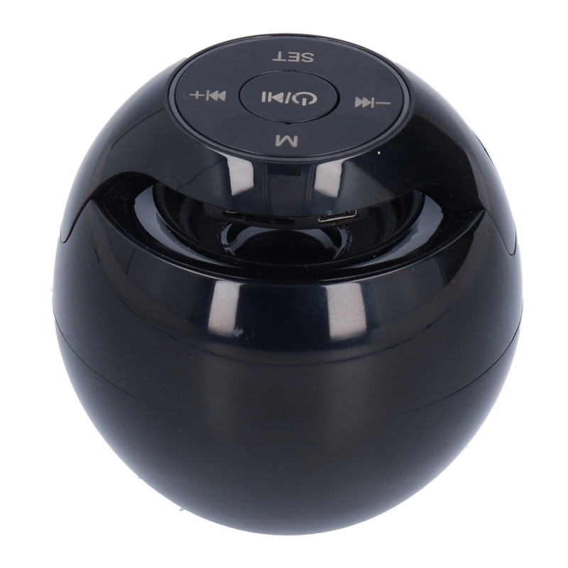 Multifunctional Bluetooth 5.0 Alarm Clock Speaker Rechargeable Ball Shape Portable