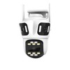 GESKS ICSEE 4K 8MP 3 Lens WiFi PTZ Security Camera,