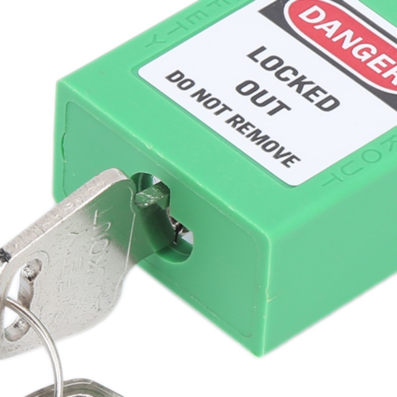 10Set 38mm/1.5in Safety Padlock Engineering Insulation DustProof for Factories Construction