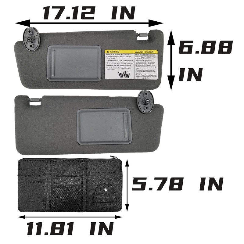 DIMEANI fit for Toyota Tacoma Sun Visor Replacement fit for