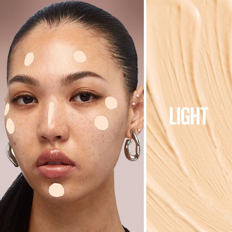 Maybelline Corrector de Maquillaje Instant Age Rewind, Light, 6 g