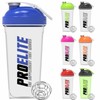 PROELITE PROELITE 700ml + 500ml Protein Shaker Bottle with Transparent