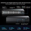 24 Port PoE Switch with 2 Gigabit Uplink, 100Mbps PoE+