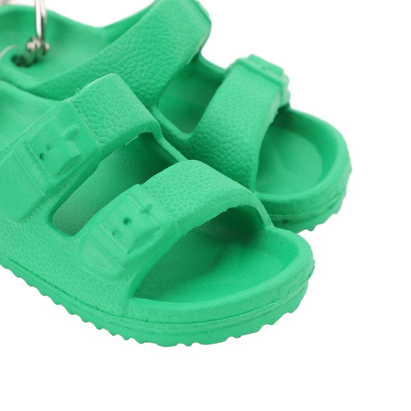 3 Pairs Slipper Keychain Silicone Multifunctional Key Chain Key Ring