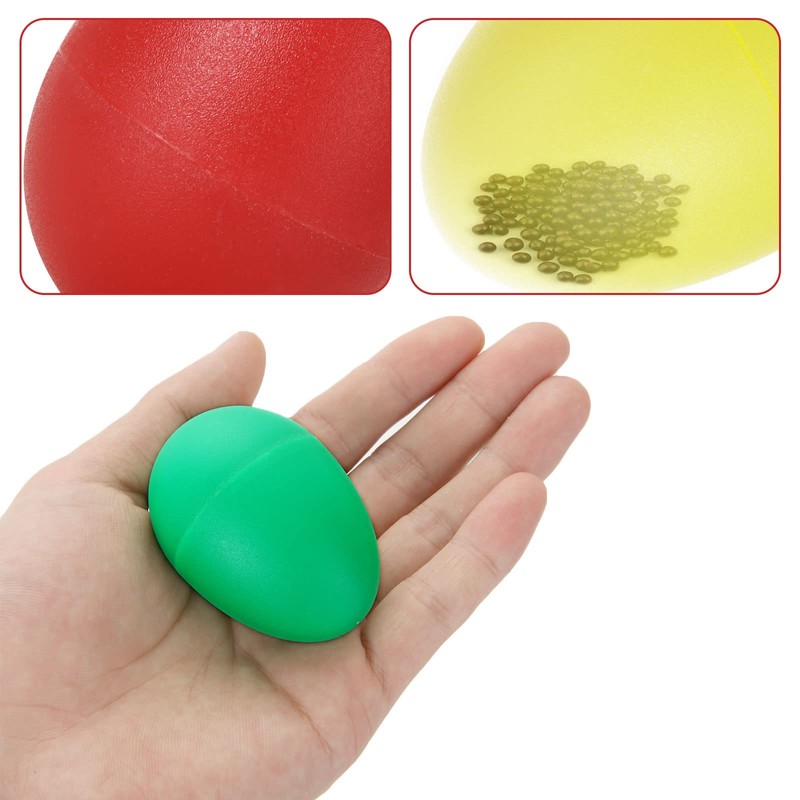 50 Pcs Egg Shakers Plastic Egg Shakers, Musical Egg Shakers