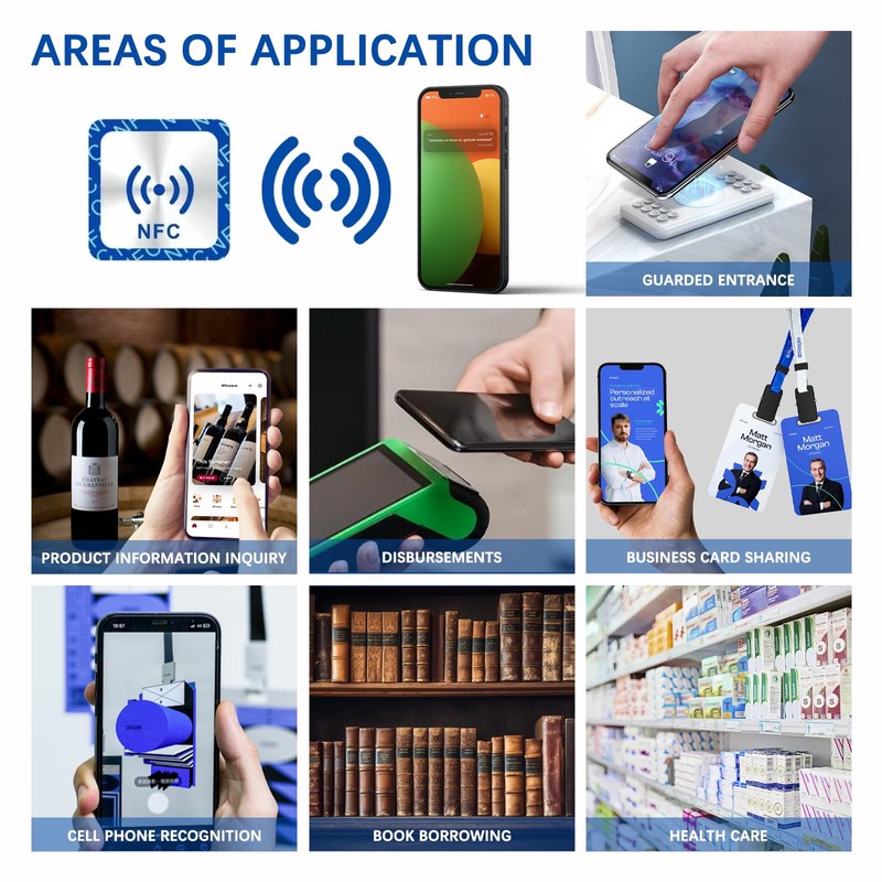 YANZEO 20Pcs NFC NTAG213 RFID Tag NFC 213 Metal Resistant