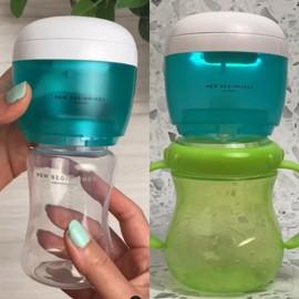 New Beginnings BPA-Free Portable 4-in-1 UV Steriliser, Compact Quick and Silent Design