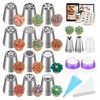 Kootek 48Pcs Russian Piping Tips Set, Piping Bags and Tips