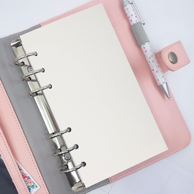 SWTYExt A6 Refills Paper 3 Pack Blank Paper 180 Sheets/360