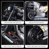 HIGH GODO 1:8 Motorcycle Building Set, Technic MOC Motorcycle Model