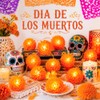 Guirnalda LED de Flores de Cempasúchil 4.5m 30 Luces, 8
