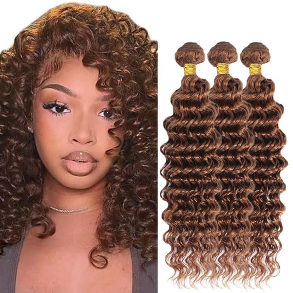 32 32 32 Inch Light Brown Bundle Color #30 Loose
