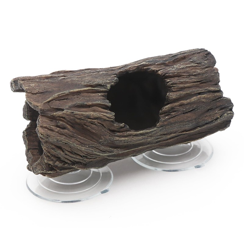 AQUA KT Reptile Tree Trunk Hideout Hollow Log Sleeping Cave