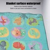 Dance Mat Children Volume Adjustable Cartoon Dinosaur Pattern Floor Musical