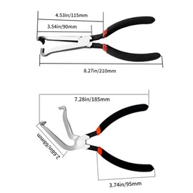 Automotive hose removal pliers Vacuum hose unloading pliers Separation pipe repair tool for vacuum, fuel, oil and water pipes (C)