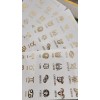 Rainbow Decal Nails Stickers Tatuajes Uñas Signos Zodiacales, Horoscopos 6
