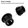 Cjueiom 60pcs 8mm / 5/16" Hole Plugs Black Plastic Hole