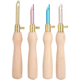 Bolígrafo de bordado de madera – juego de 4 unidades, cómodo y portátil – Yosoo Health Gear